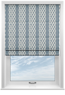 Knots, Misted - Roman Blind